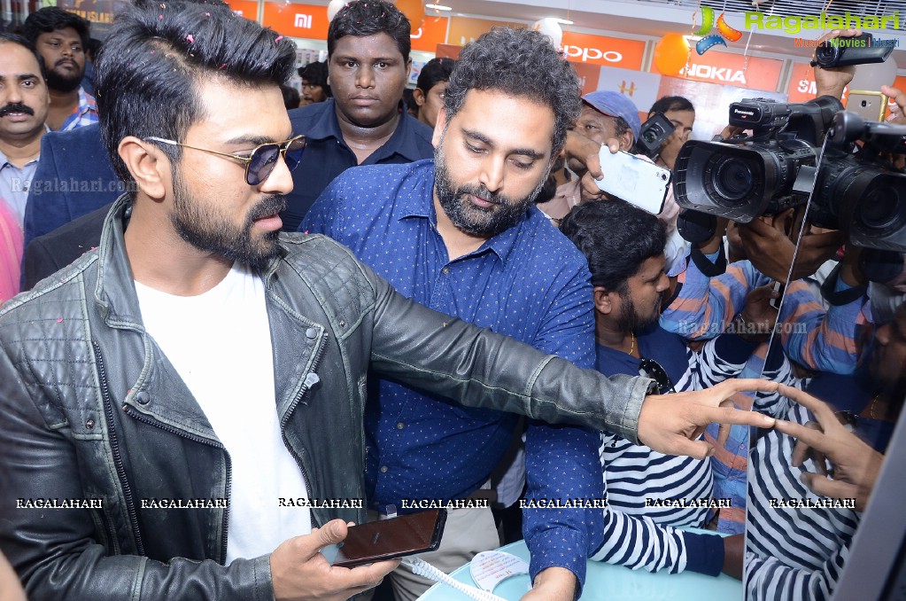 Happi Mobiles 25th Store Launch by Ram Charan at Chandanagar, Hyderabad