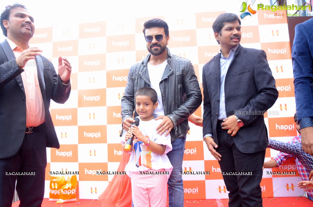 Happi Mobiles 25th Store Launch by Ram Charan at Chandanagar, Hyderabad