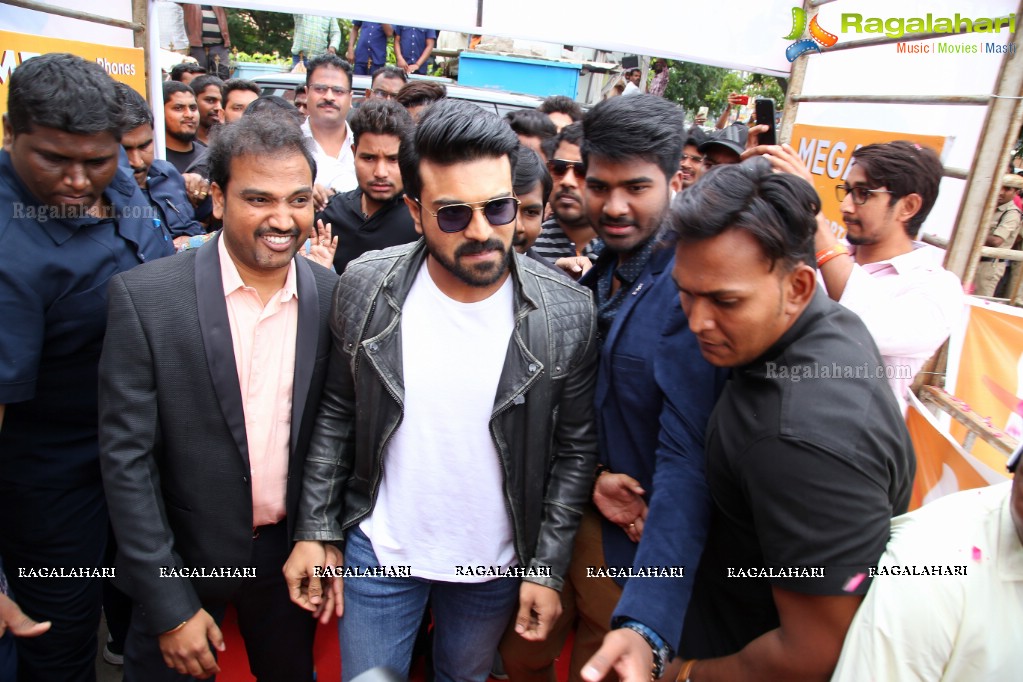 Happi Mobiles 25th Store Launch by Ram Charan at Chandanagar, Hyderabad