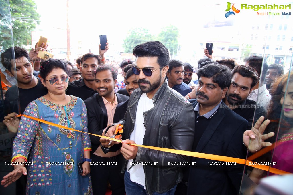 Happi Mobiles 25th Store Launch by Ram Charan at Chandanagar, Hyderabad