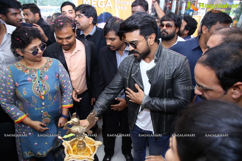 Happi Mobiles 25th Store Launch by Ram Charan at Chandanagar, Hyderabad