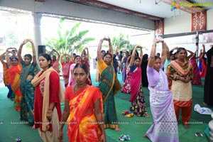 Catherine Tresa participates in Intl Yoga Celebrations