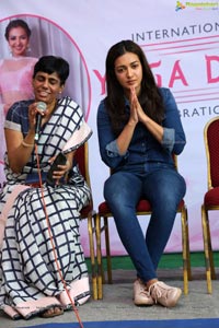 Catherine Tresa participates in Intl Yoga Celebrations