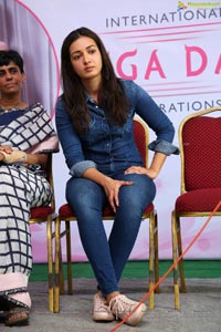 Catherine Tresa participates in Intl Yoga Celebrations