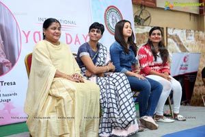 Catherine Tresa participates in Intl Yoga Celebrations