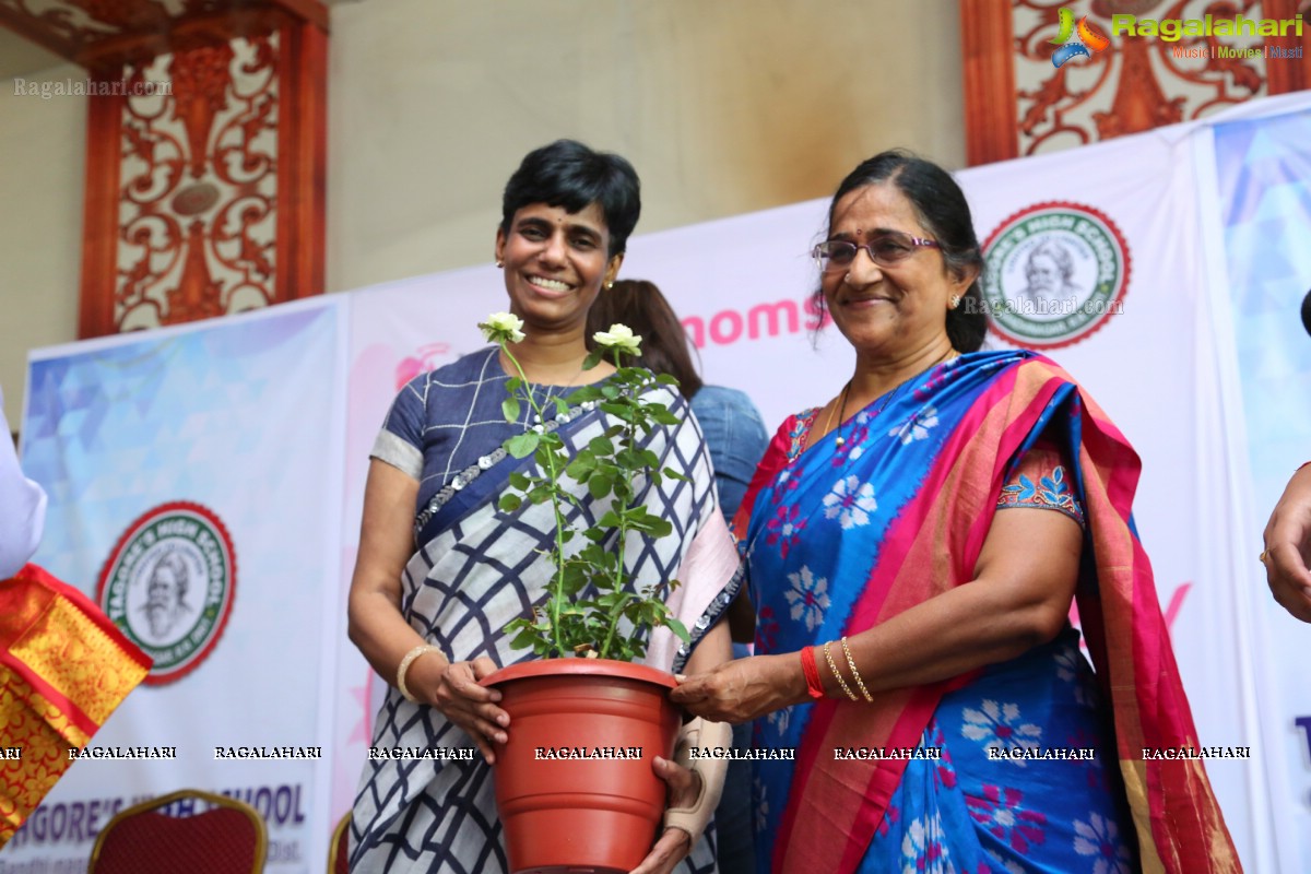 Catherine Tresa participates in 4th Intl Yoga Celebrations by MillionMoms and Tagore High School