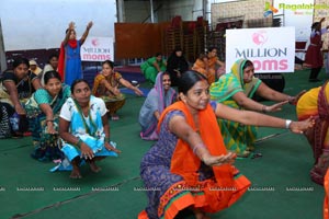 Catherine Tresa participates in Intl Yoga Celebrations