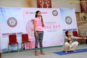 Catherine Tresa participates in Intl Yoga Celebrations