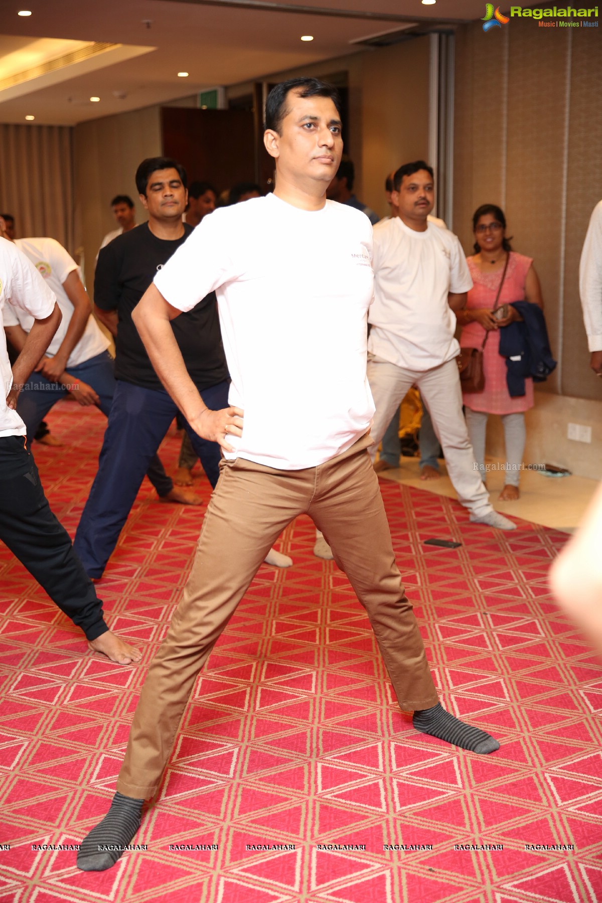 Yoga Demonstration on The Occasion of Yoga Day at Mercure 