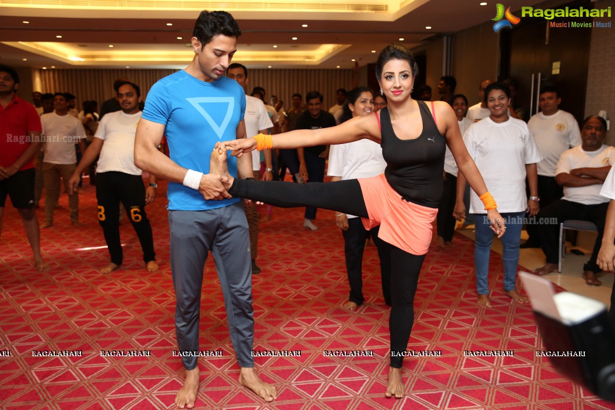 Yoga Demonstration on The Occasion of Yoga Day at Mercure 