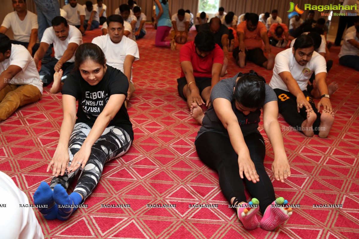 Yoga Demonstration on The Occasion of Yoga Day at Mercure 