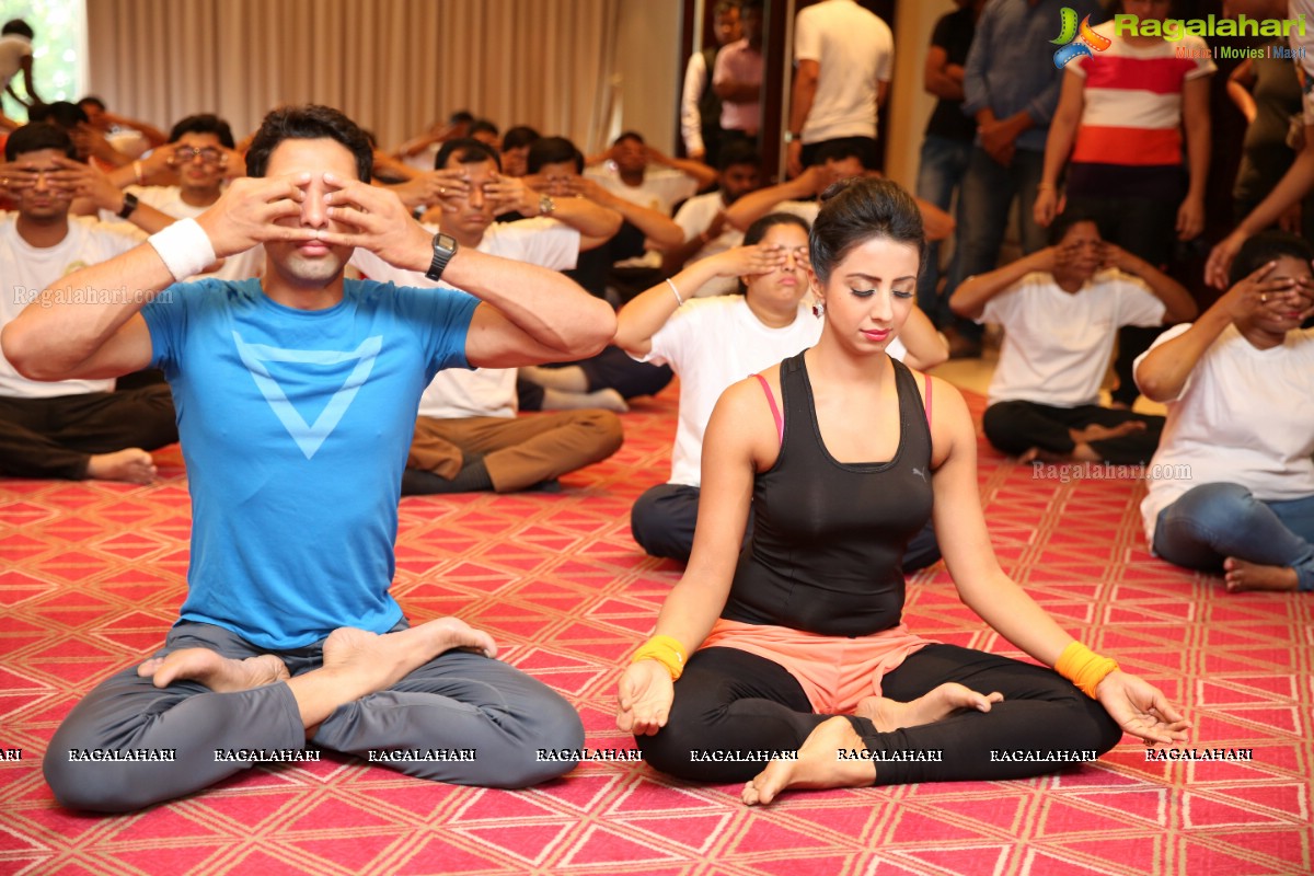 Yoga Demonstration on The Occasion of Yoga Day at Mercure 