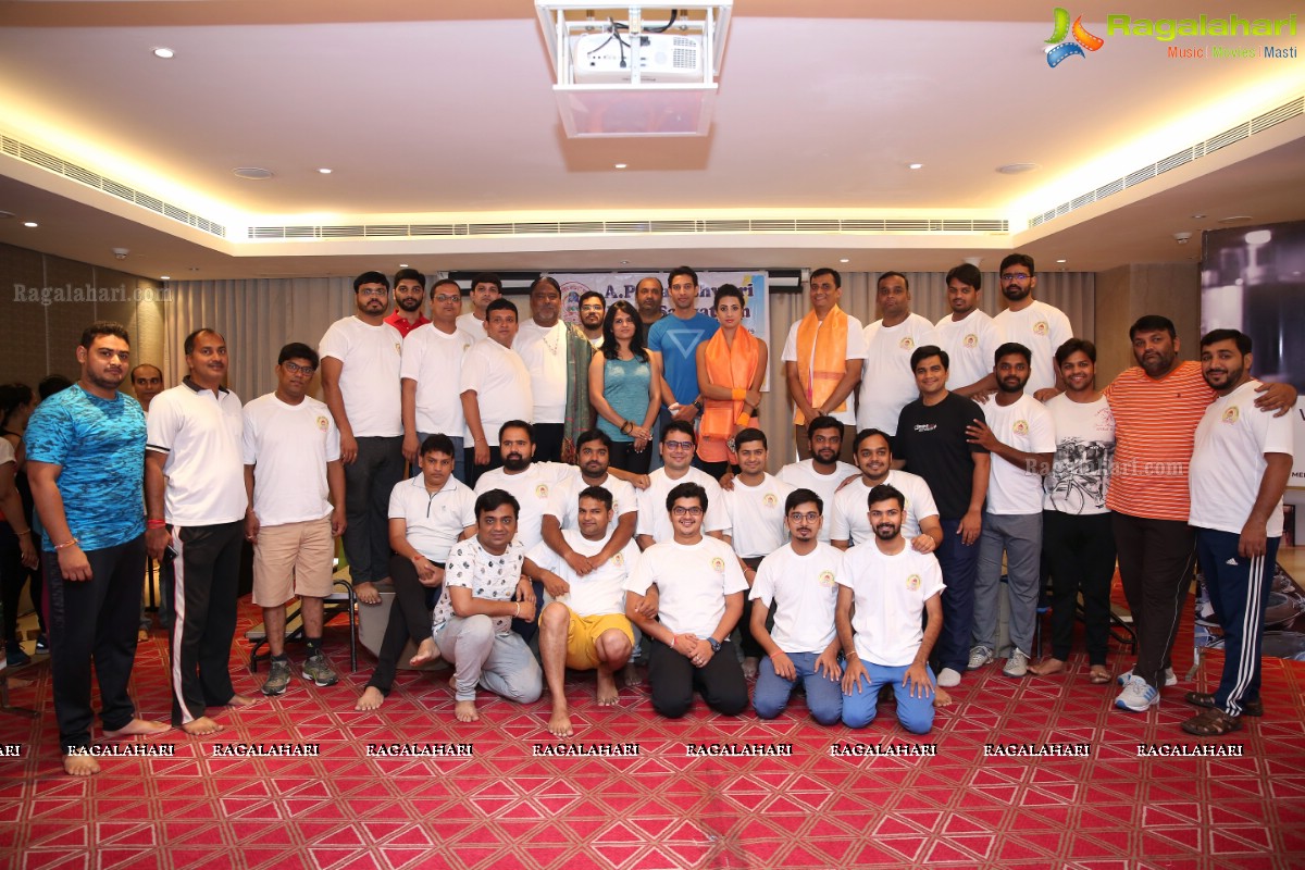 Yoga Demonstration on The Occasion of Yoga Day at Mercure 