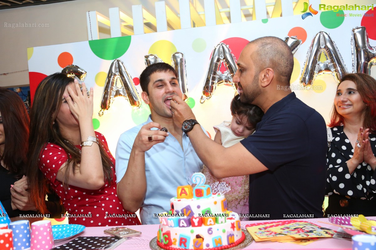 Rashed Khan-Inayah Sharon Baby Sanayah Khan 2nd Birthday