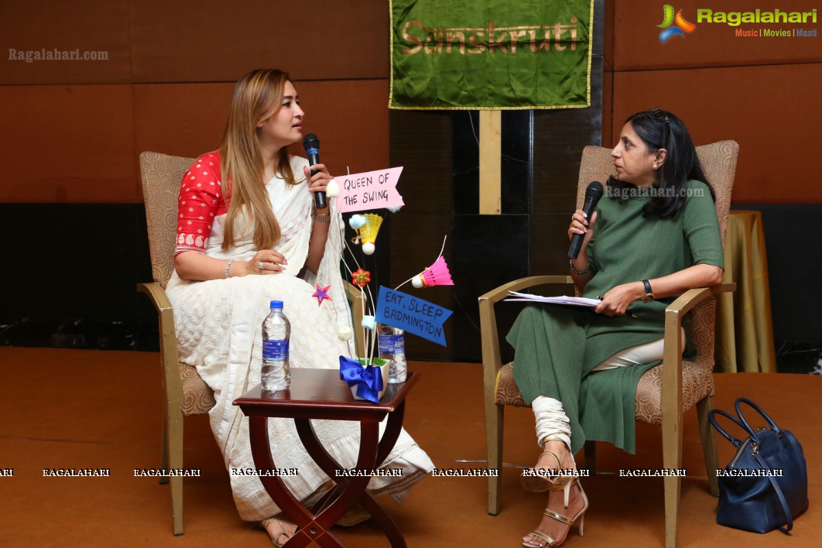 Sanskruti Ladies Club Holds an Installation Meet with Jwala Gutta @ Taj Vivanta