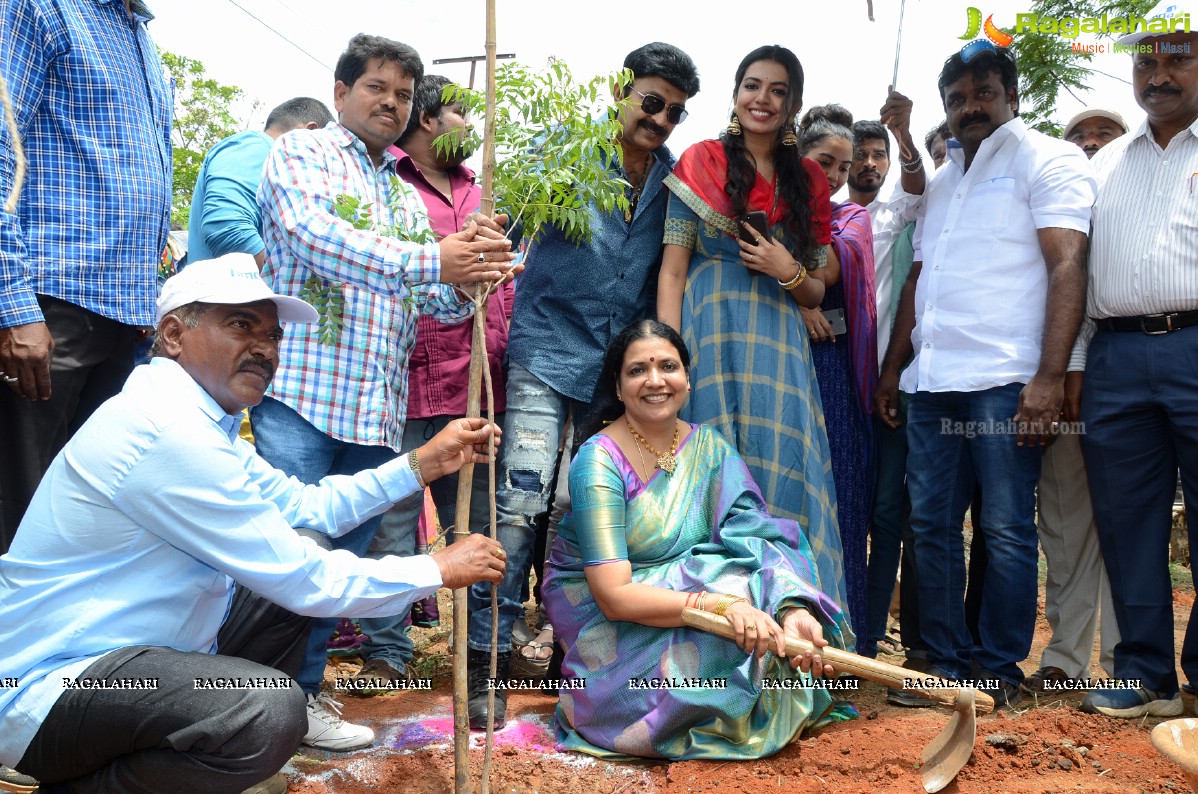 Rajasekhar Family participates in Haritha Haram at Medchal, Hyderabad