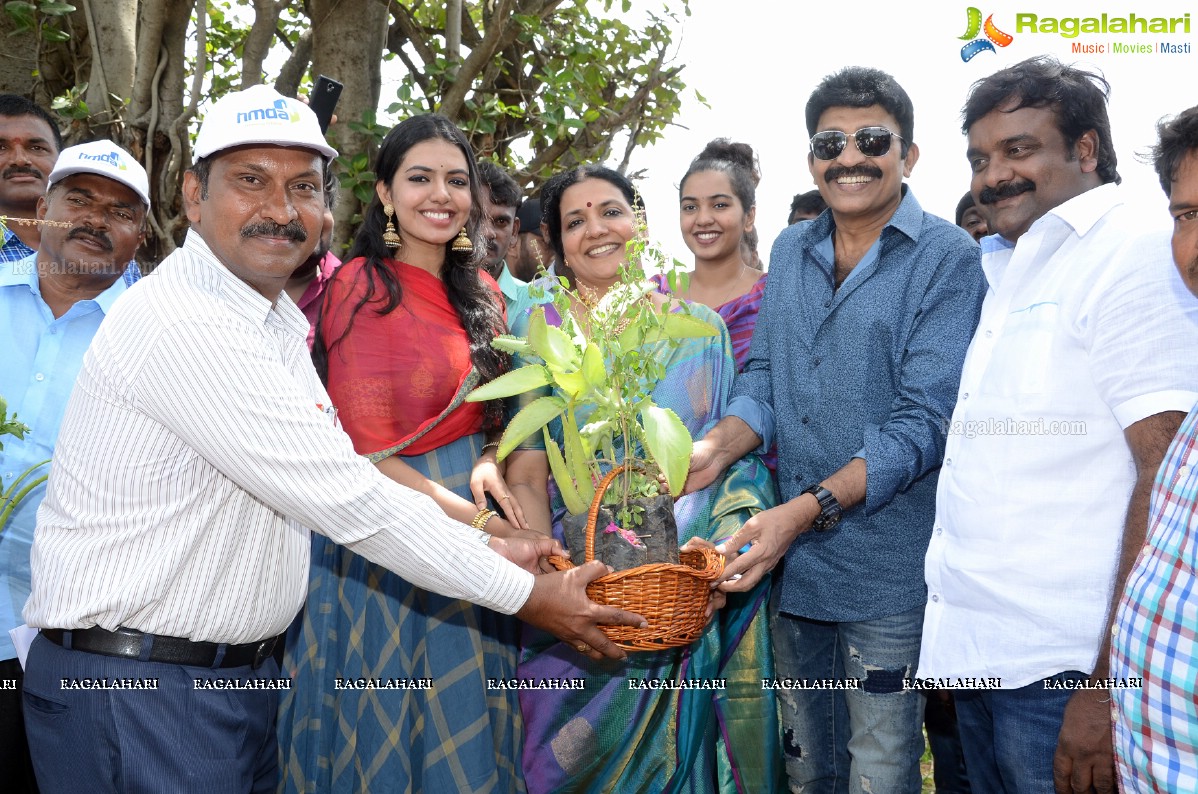 Rajasekhar Family participates in Haritha Haram at Medchal, Hyderabad