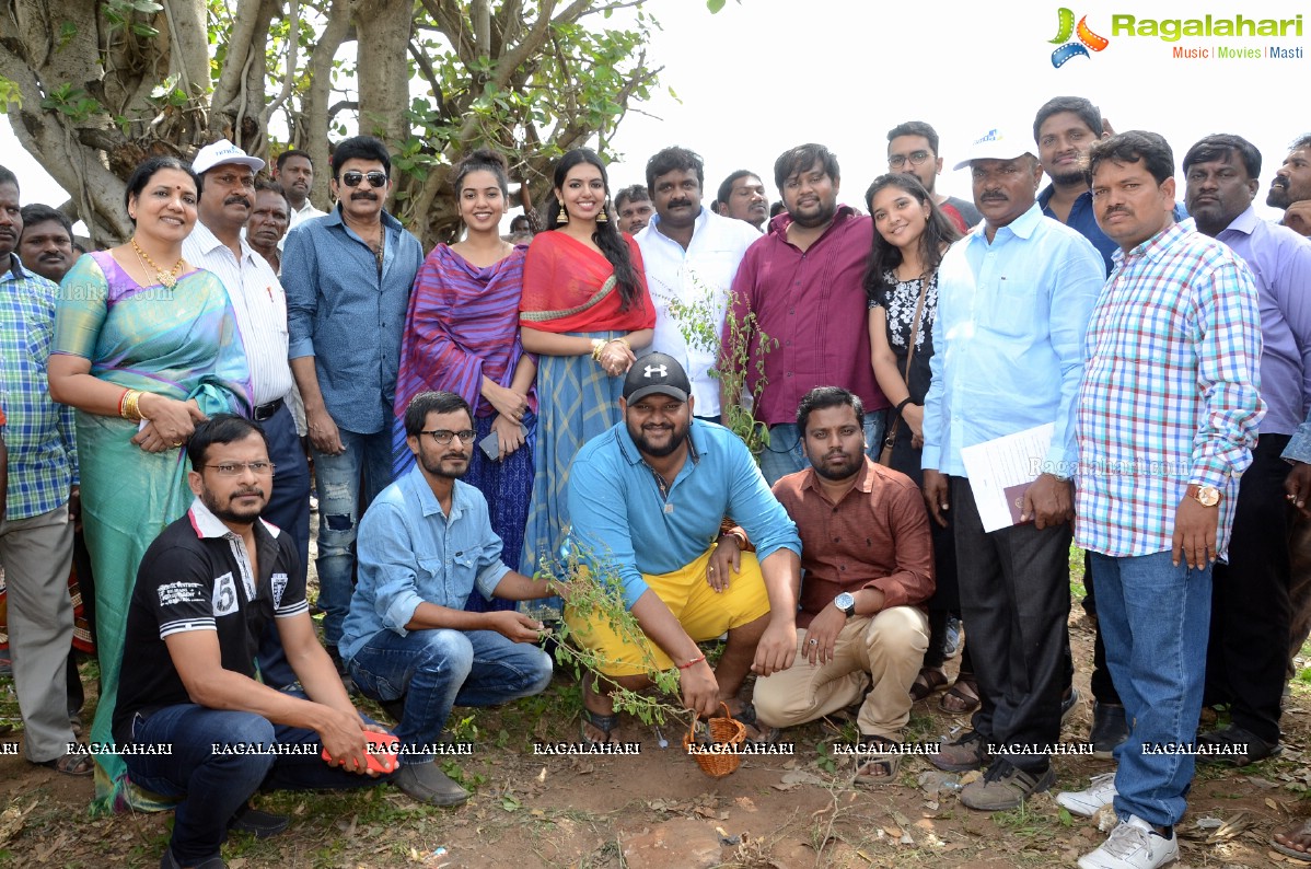 Rajasekhar Family participates in Haritha Haram at Medchal, Hyderabad