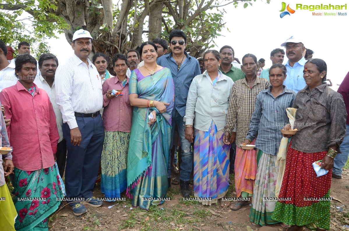 Rajasekhar Family participates in Haritha Haram at Medchal, Hyderabad