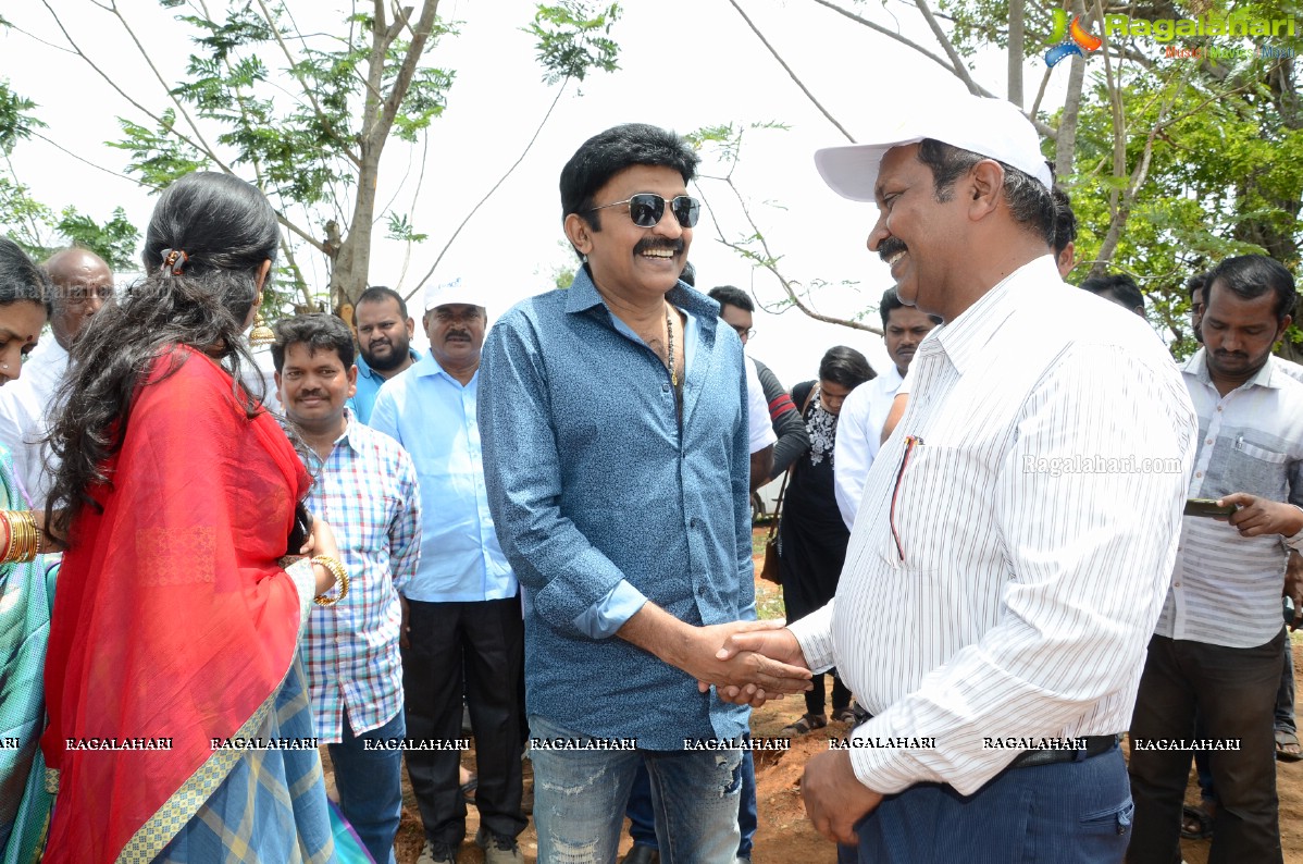 Rajasekhar Family participates in Haritha Haram at Medchal, Hyderabad