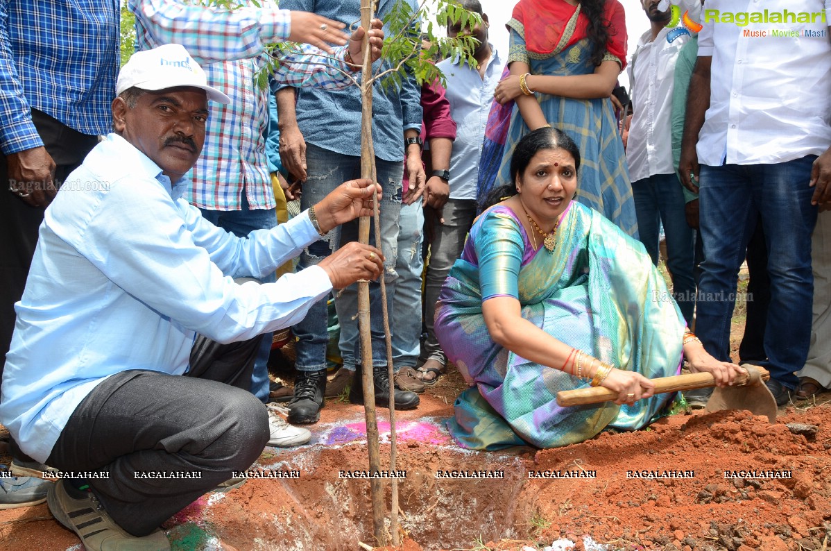 Rajasekhar Family participates in Haritha Haram at Medchal, Hyderabad