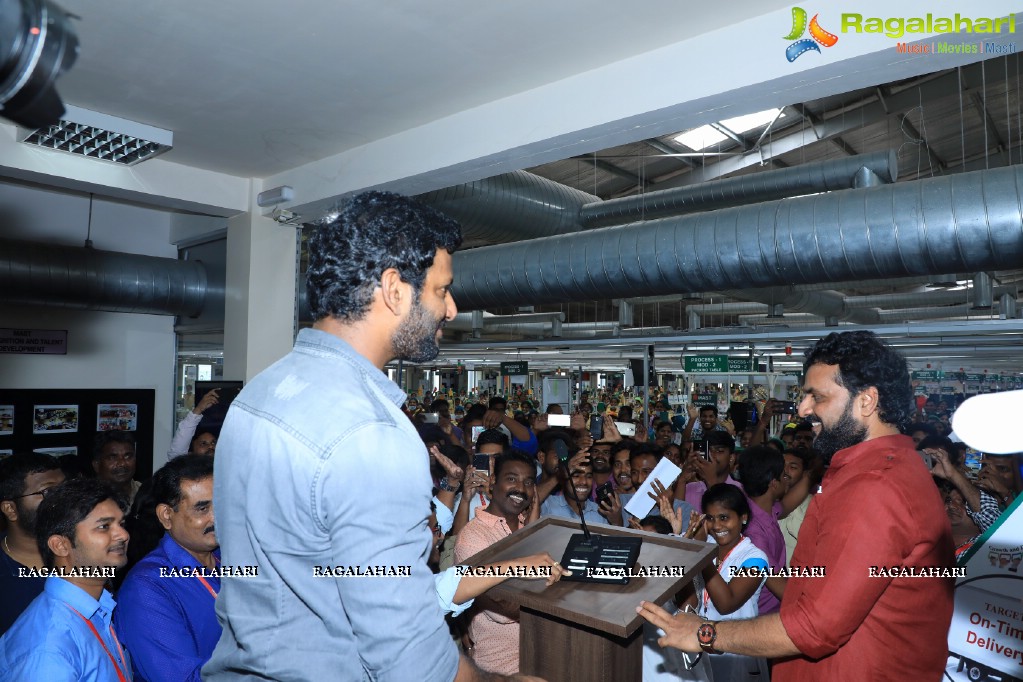 Vishal visits Brandix, Vizag