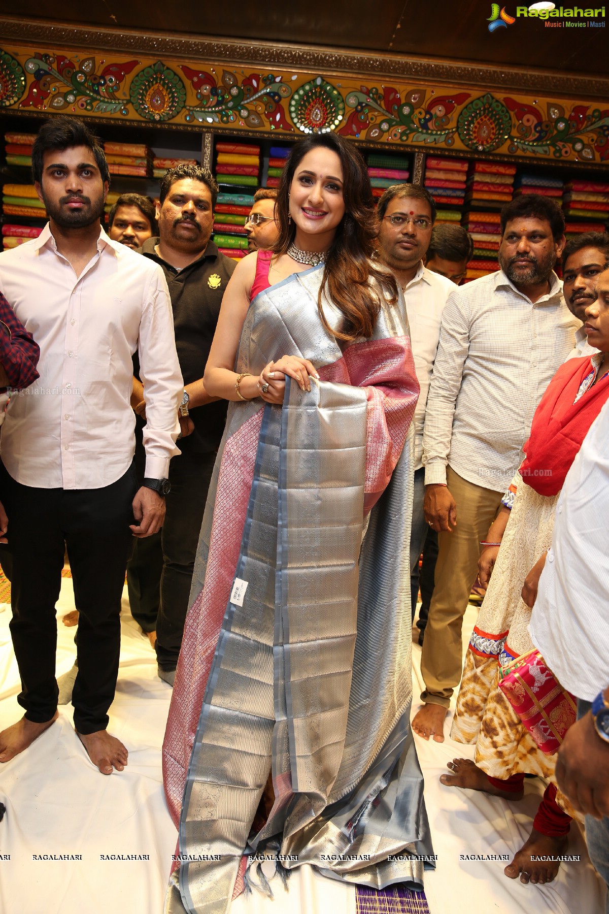 Pragya Jaiswal launches Kancheepuram VRK Silks