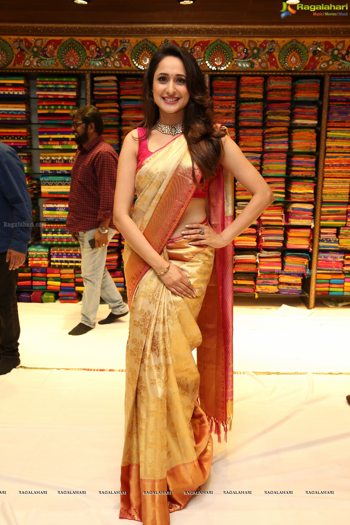 Pragya Jaiswal launches Kancheepuram VRK Silks