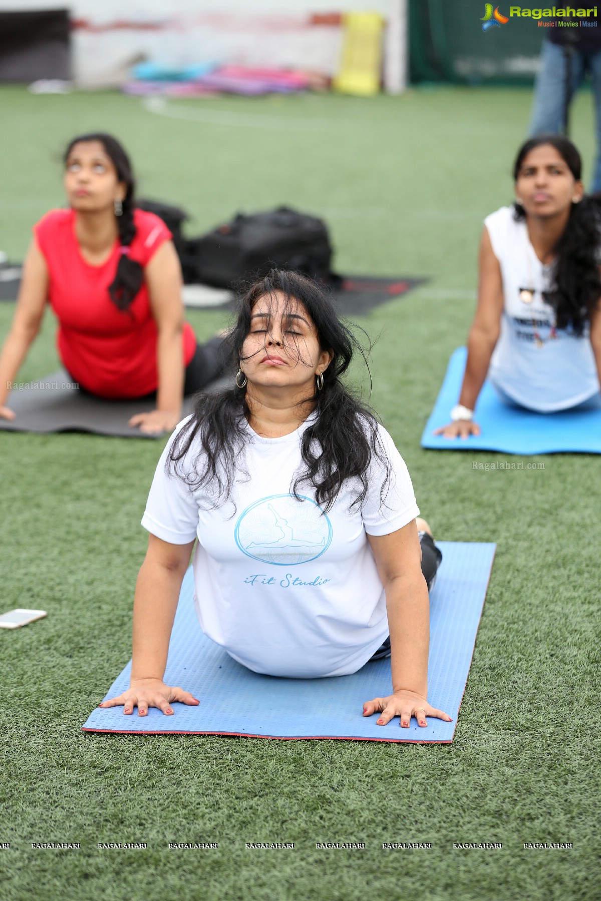 Pre-Celebrations of International Yoga Day at Hotfut, Begumpet