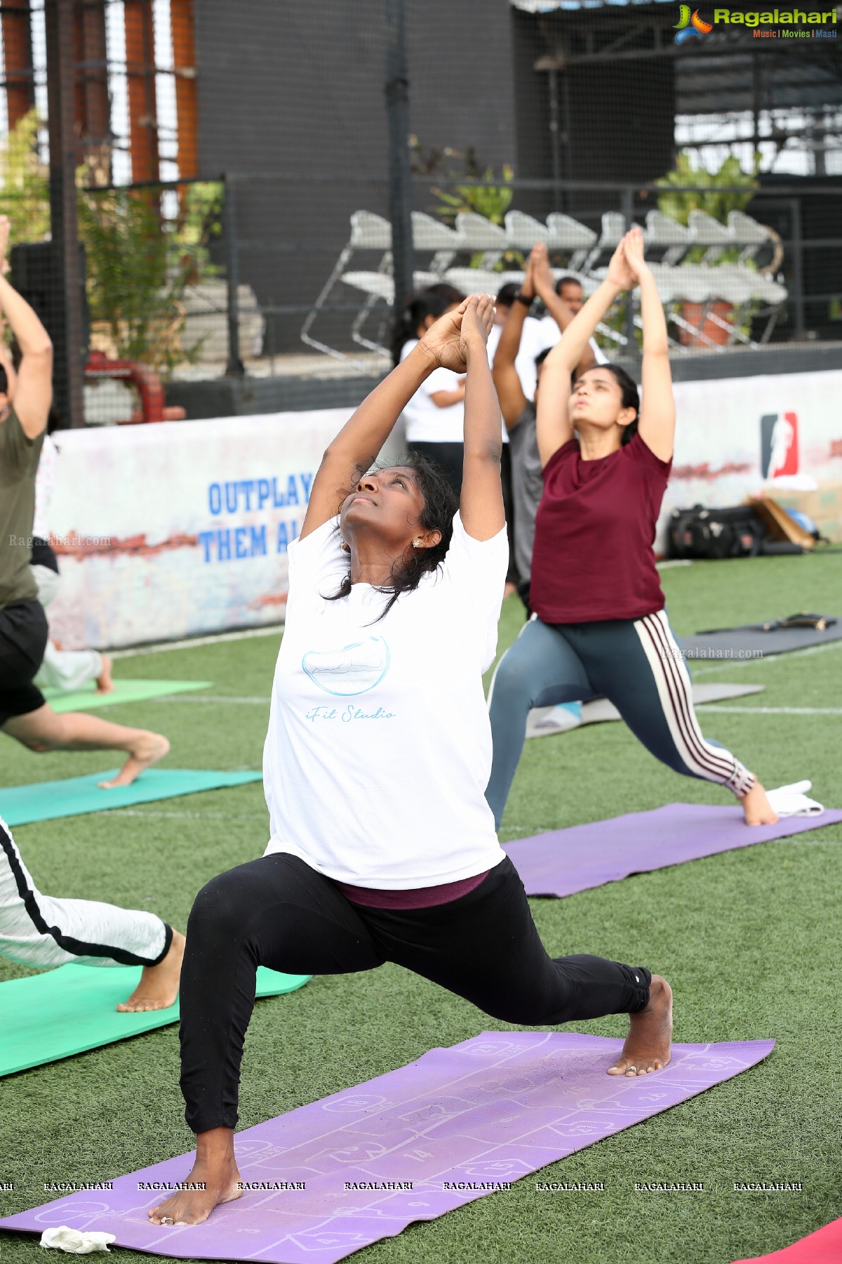 Pre-Celebrations of International Yoga Day at Hotfut, Begumpet