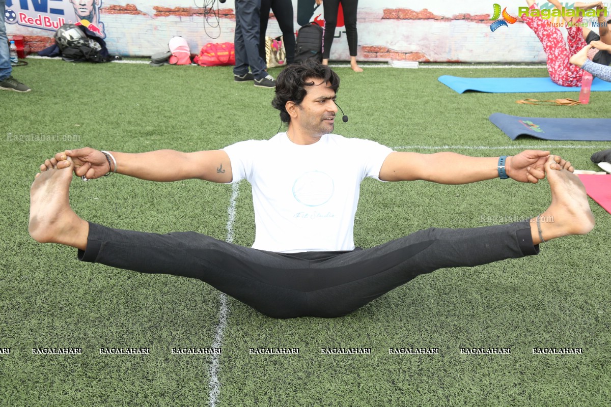 Pre-Celebrations of International Yoga Day at Hotfut, Begumpet