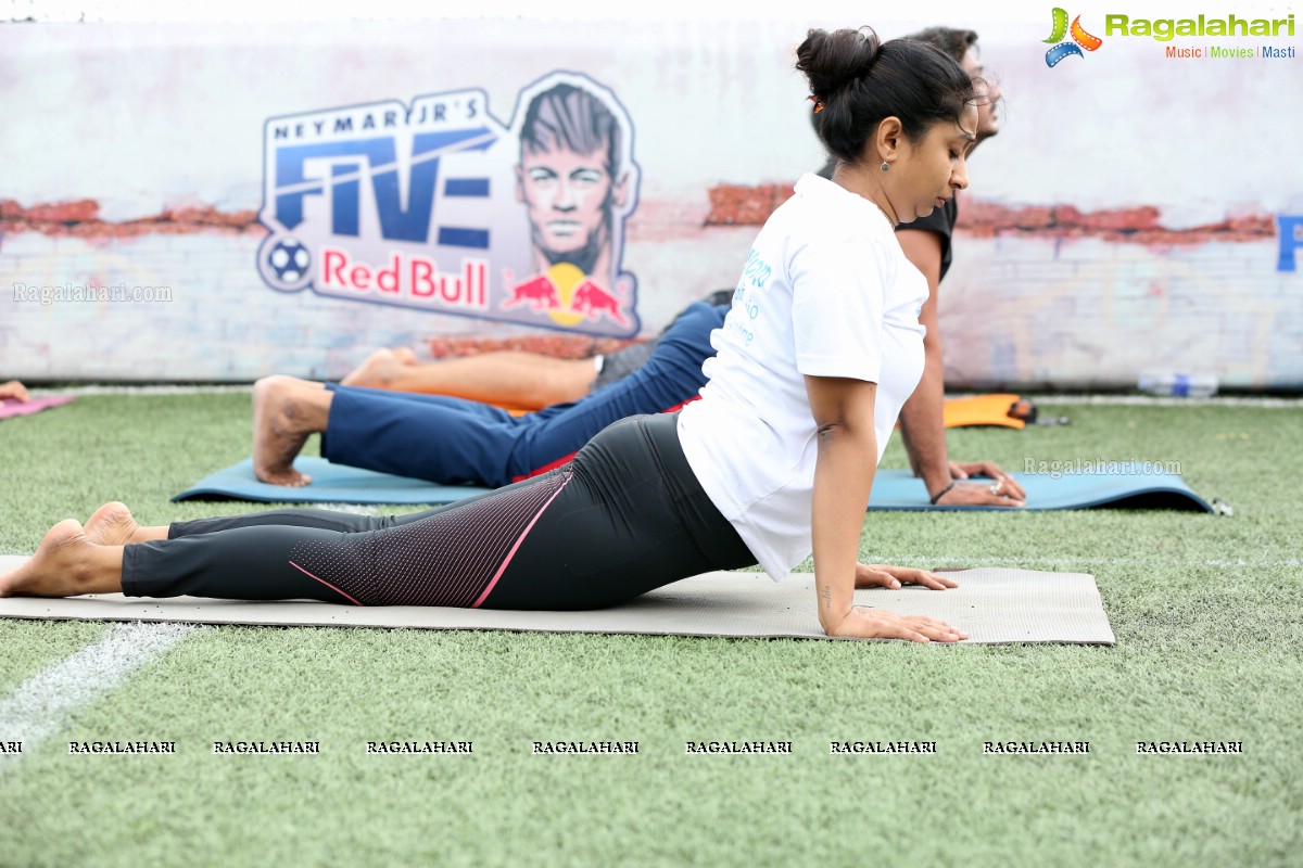 Pre-Celebrations of International Yoga Day at Hotfut, Begumpet