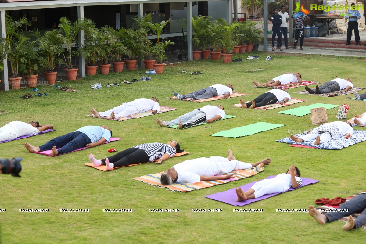 4th International Yoga Day Celebrations at Filmnagar Cultural Center