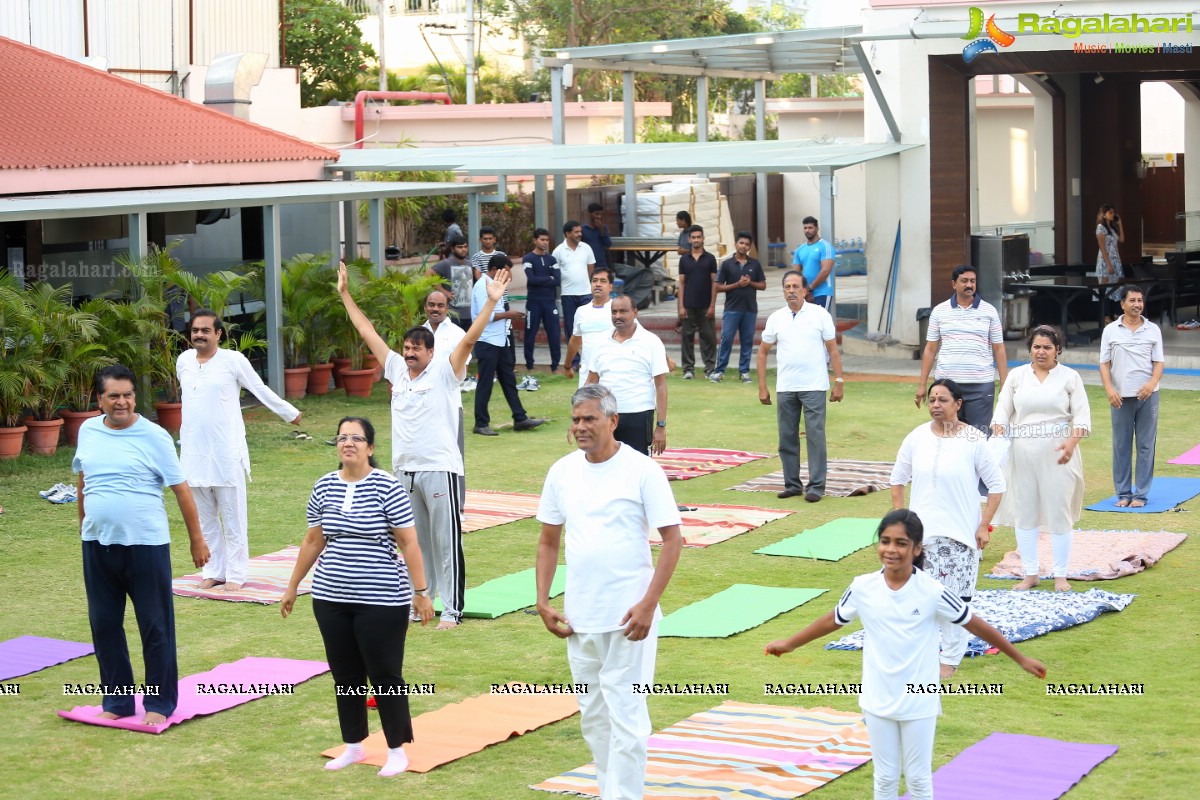 4th International Yoga Day Celebrations at Filmnagar Cultural Center