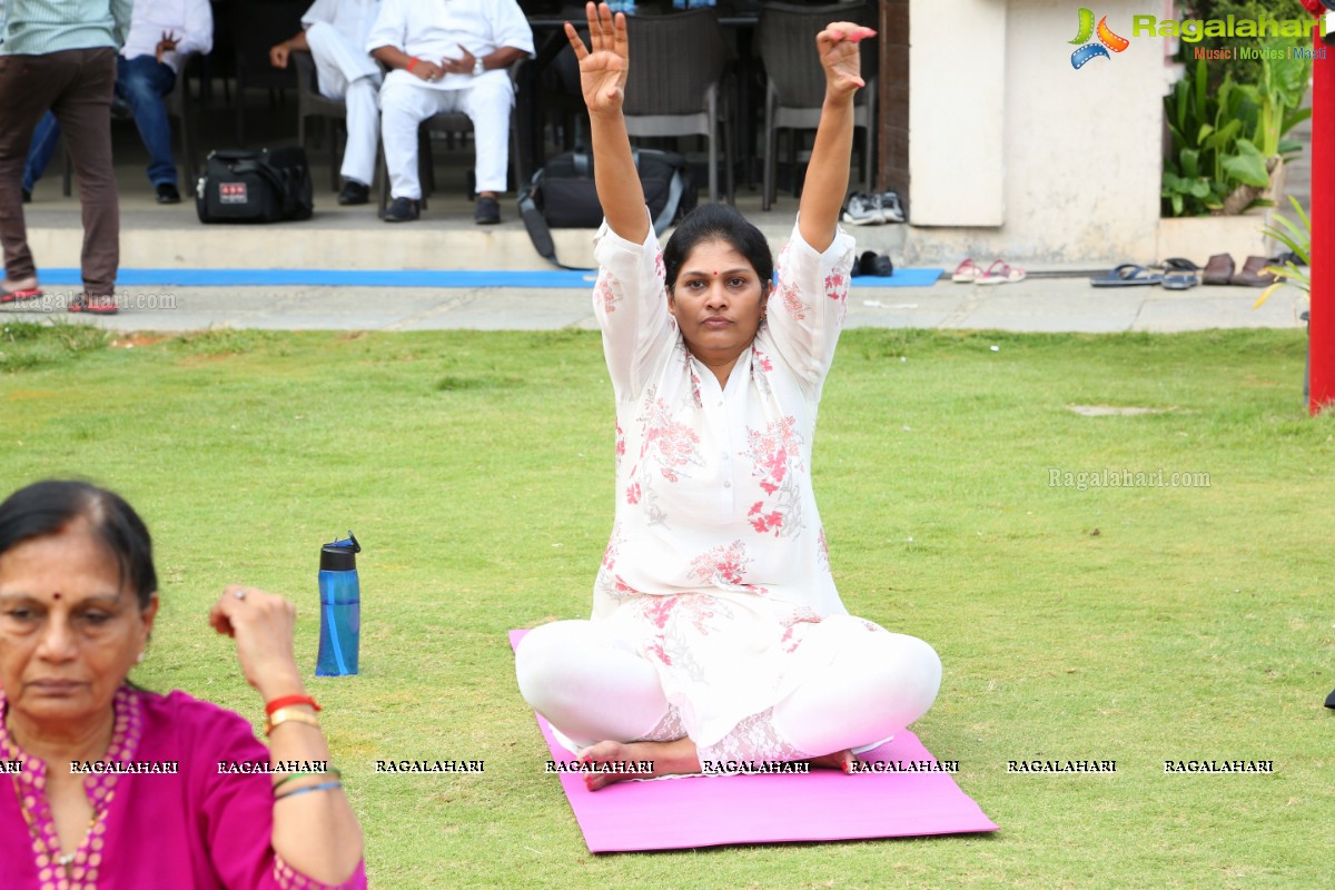 4th International Yoga Day Celebrations at Filmnagar Cultural Center