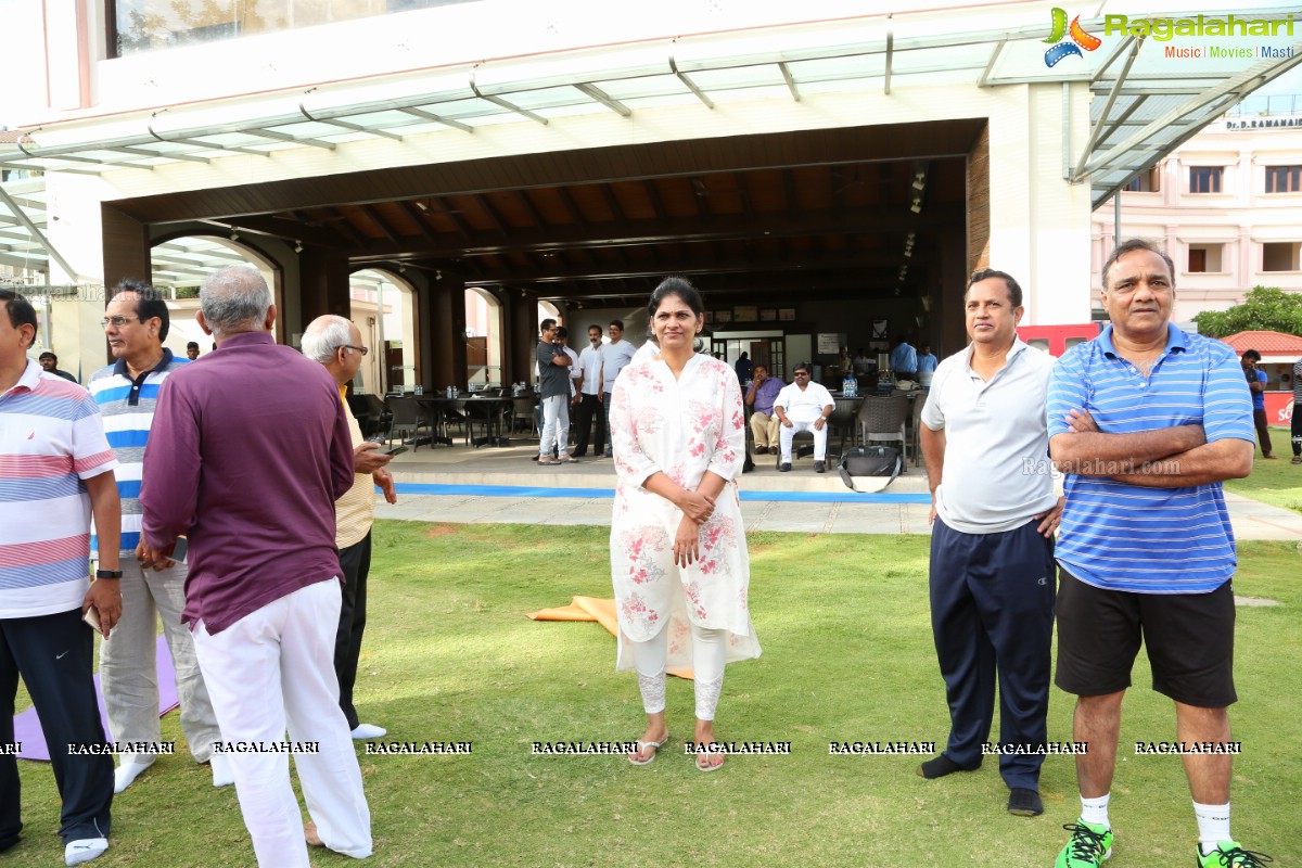 4th International Yoga Day Celebrations at Filmnagar Cultural Center