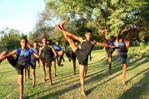 4th International Yoga Day at Sanjeevaiah Park