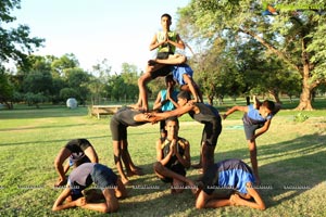 4th International Yoga Day at Sanjeevaiah Park