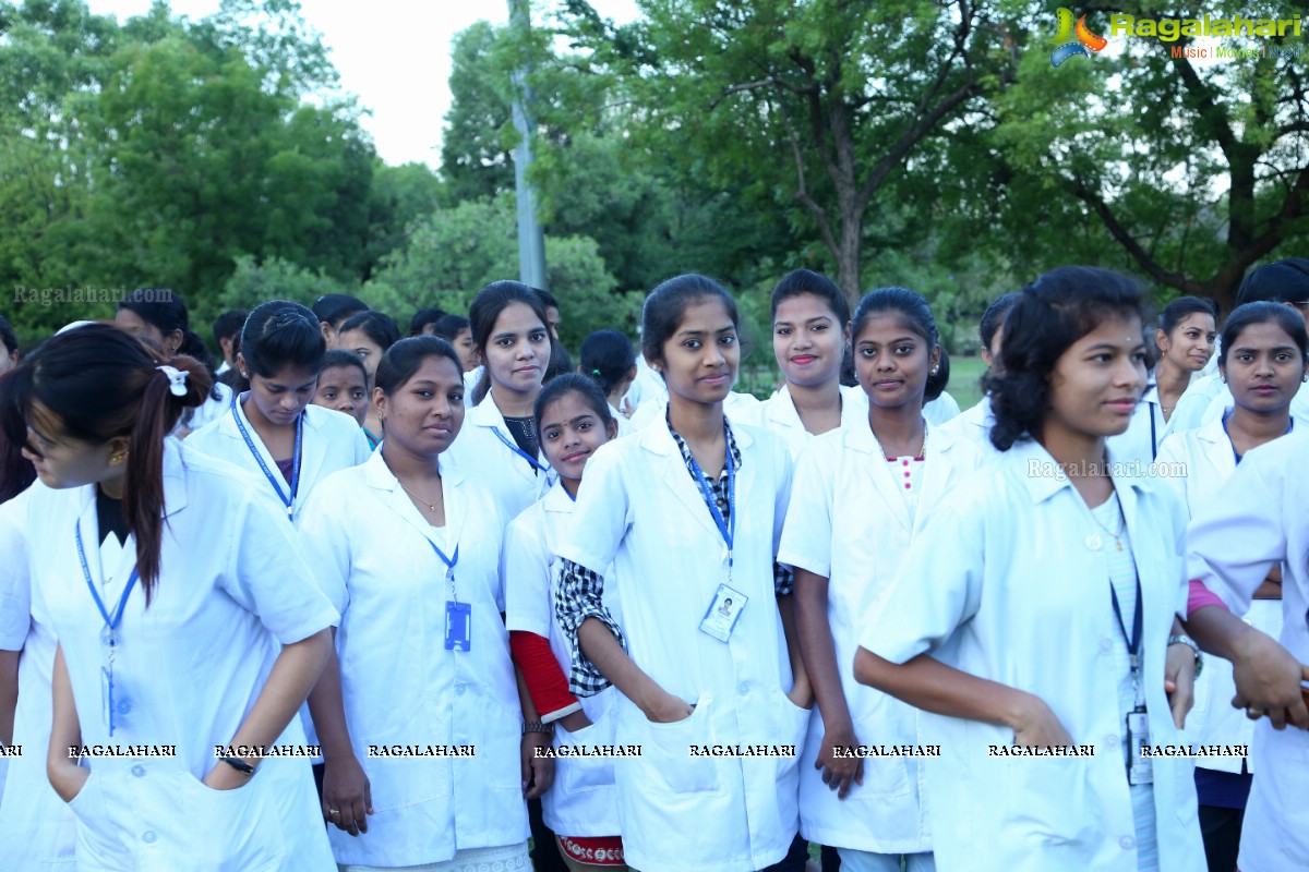 International Yoga Day Celebrations at Sanjeevaiah Park, Hyderabad