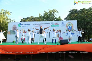 4th International Yoga Day at Sanjeevaiah Park