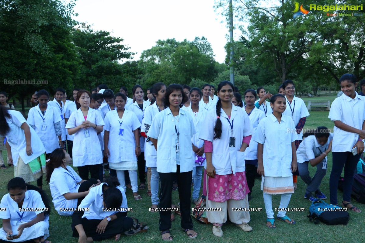 International Yoga Day Celebrations at Sanjeevaiah Park, Hyderabad