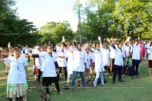 4th International Yoga Day at Sanjeevaiah Park