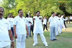 4th International Yoga Day at Sanjeevaiah Park