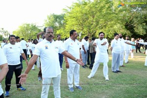 4th International Yoga Day at Sanjeevaiah Park