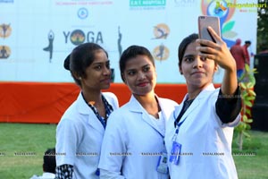 4th International Yoga Day at Sanjeevaiah Park