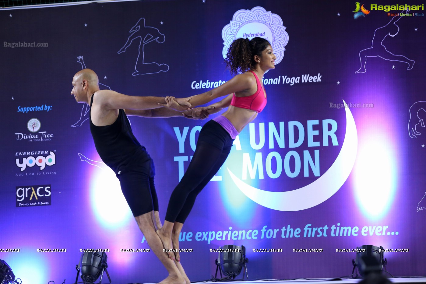 Yoga Under The Moon at Bend-It Sports Turf, Jubilee Hills