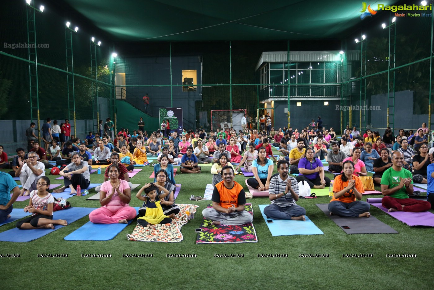 Yoga Under The Moon at Bend-It Sports Turf, Jubilee Hills