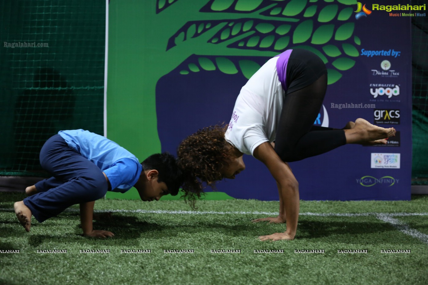 Yoga Under The Moon at Bend-It Sports Turf, Jubilee Hills