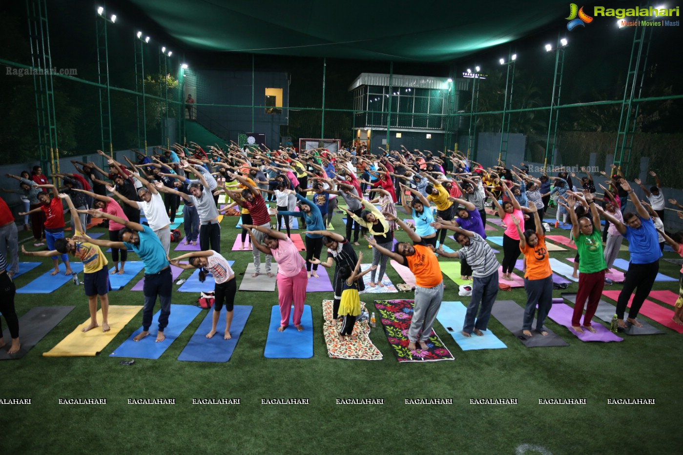Yoga Under The Moon at Bend-It Sports Turf, Jubilee Hills