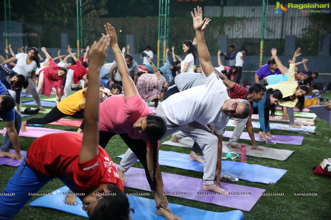 Yoga Under The Moon at Bend-It Sports Turf, Jubilee Hills